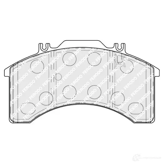 Тормозные колодки дисковые, комплект FERODO 29 032 715834 FCV770 WI79J35