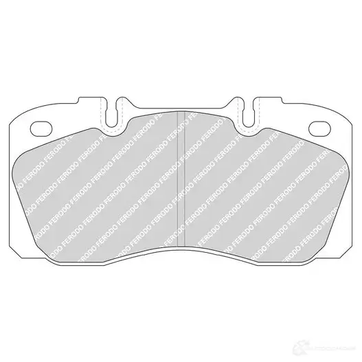 Тормозные колодки дисковые, комплект FERODO WKG6A 291 22 FCV1126 715740