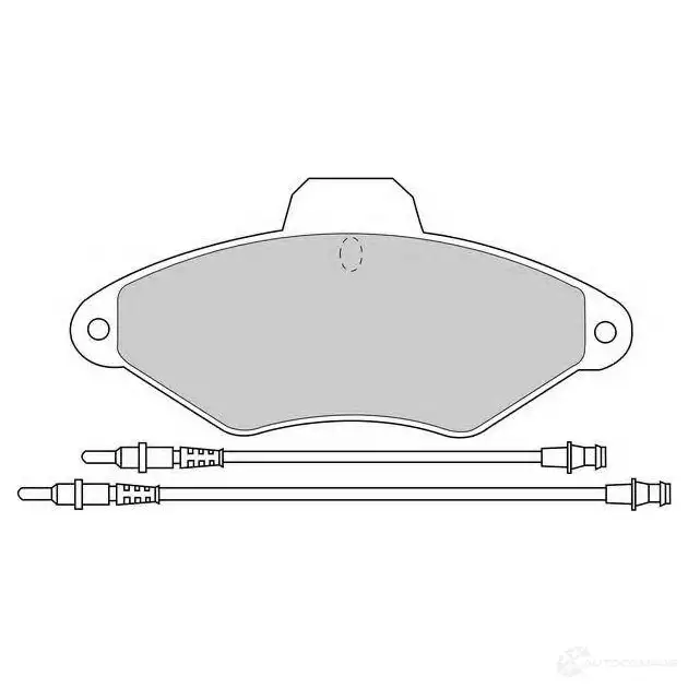 Тормозные колодки, комплект FERODO 0V5QIM D fqt874 1437943522
