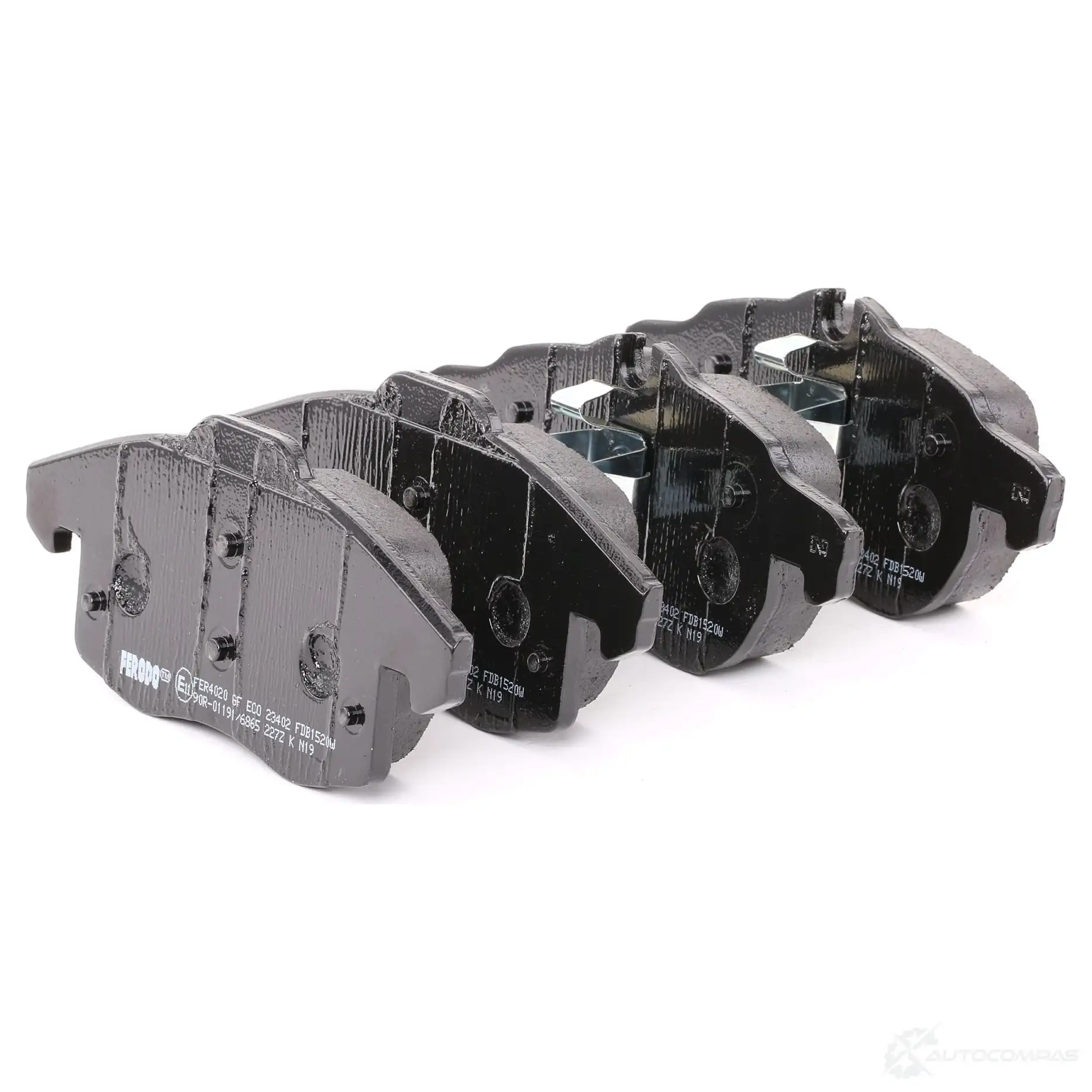 Тормозные колодки дисковые, комплект FERODO 1193644711 2 3402 FDB1520W 23403 - Изображение 1
