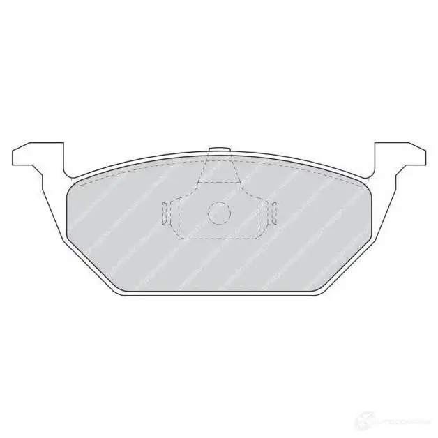 Тормозные колодки, комплект FERODO fqt1094 0DWTX EJ 1437943590