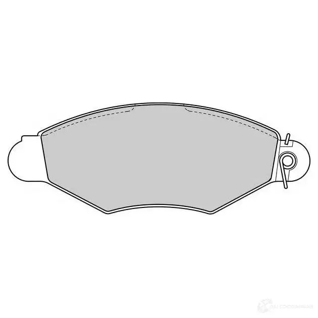 Тормозные колодки, комплект FERODO 1437943593 fqt1135 C P6XR
