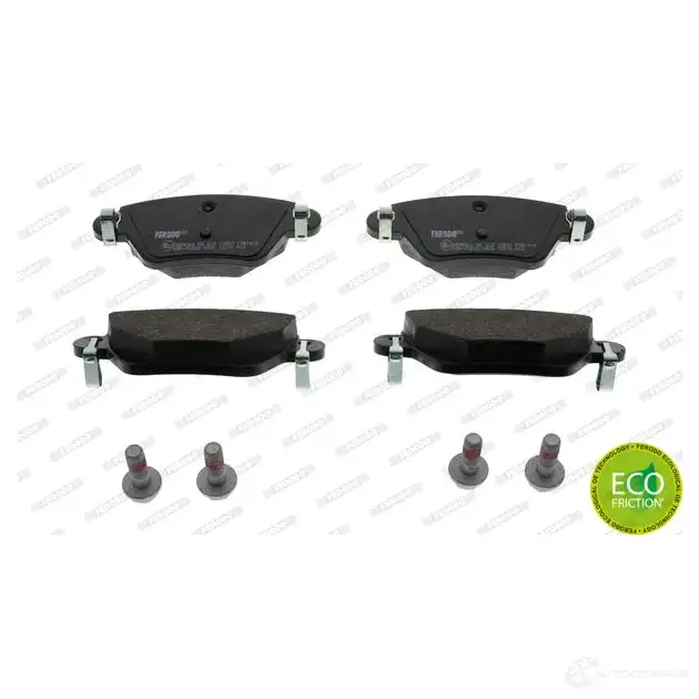 Тормозные колодки дисковые, комплект FERODO KBDTL6Q 716038 FDB1416 2355 7 - Изображение 1