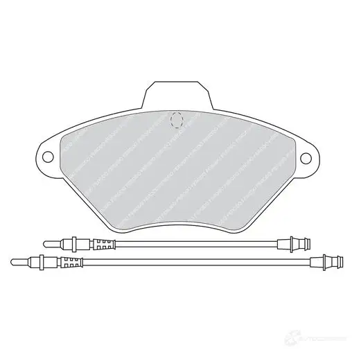 Тормозные колодки дисковые, комплект FERODO 46AIQO 717098 FDB875 216 32