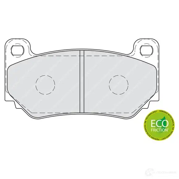 Тормозные колодки дисковые, комплект FERODO FDB1995 2367 9 SRU1D 716445