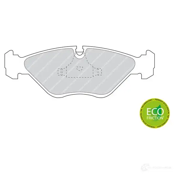 Тормозные колодки дисковые, комплект FERODO 716977 2115 4 FDB670 21155 - Изображение 1