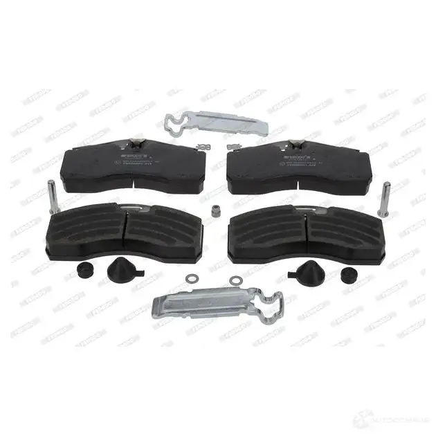 Тормозные колодки дисковые, комплект FERODO FCV1275PTS 29197 2 9094 715743 изображение 1
