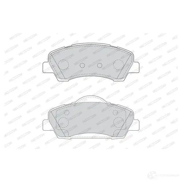 Тормозные колодки дисковые, комплект FERODO FDB4823 25 250 25251 1210109315 - Изображение 1