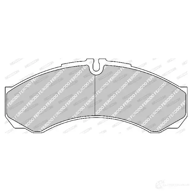 Тормозные колодки дисковые, комплект FERODO 2912 1 IVP05 FVR1315 721625 - Изображение 1