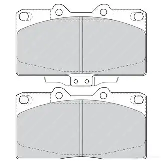 Тормозные колодки дисковые, комплект FERODO EVUA4B 2 1445 FDB1448 716064