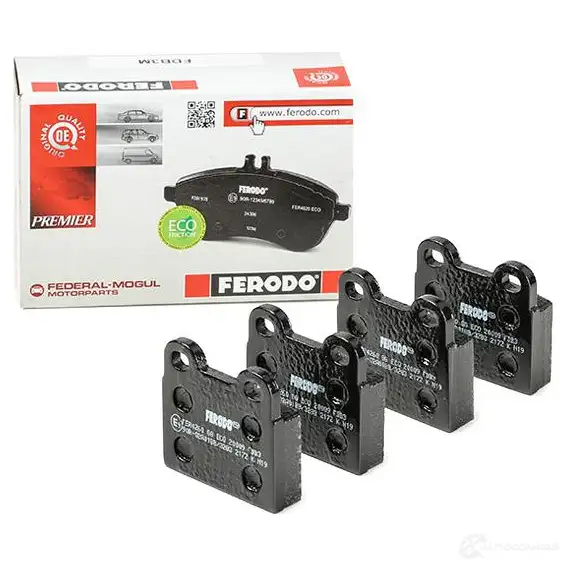 Тормозные колодки дисковые, комплект FERODO 716553 200 09 FDB3 FDB3M изображение 1