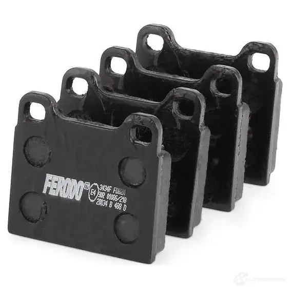 Тормозные колодки дисковые, комплект FERODO 20 034 FDB2M 716499 20107 изображение 2