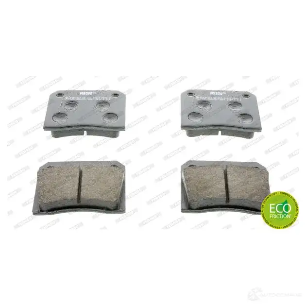 Тормозные колодки дисковые, комплект FERODO 2000 7 FDB815 55IOCSI 717057 - Изображение 1