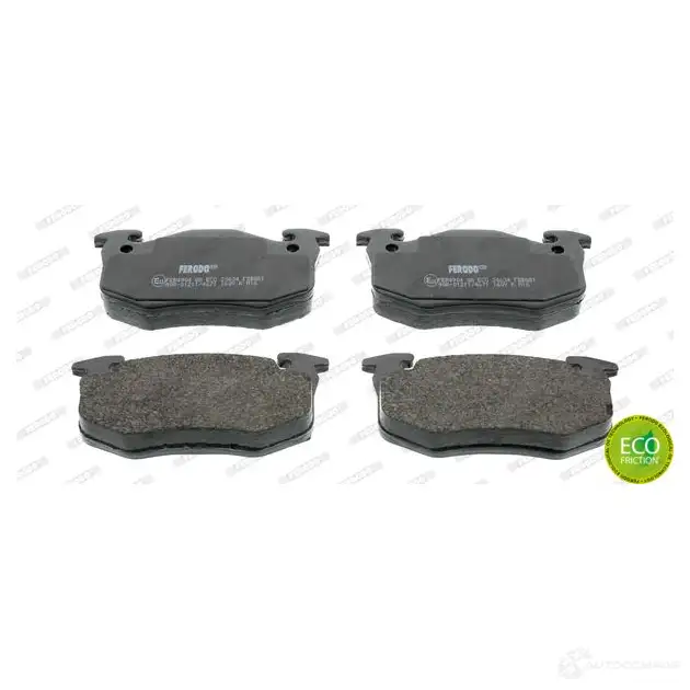 Тормозные колодки дисковые, комплект FERODO FDB881 20 634 717103 CUP25 изображение 0