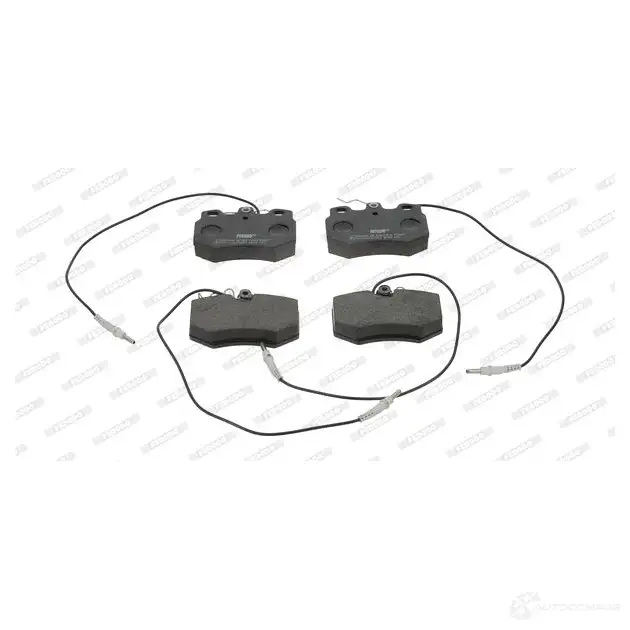 Тормозные колодки дисковые, комплект FERODO FDB687 21615 716984 216 14 изображение 1
