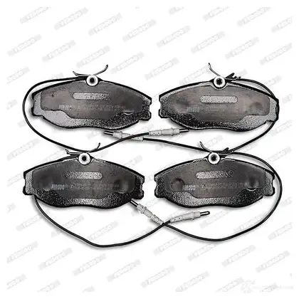 Тормозные колодки дисковые, комплект FERODO 715889 21886 21 674 FDB1063 изображение 11