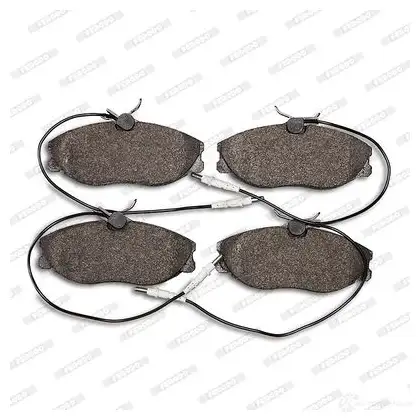 Тормозные колодки дисковые, комплект FERODO 715889 21886 21 674 FDB1063 изображение 12