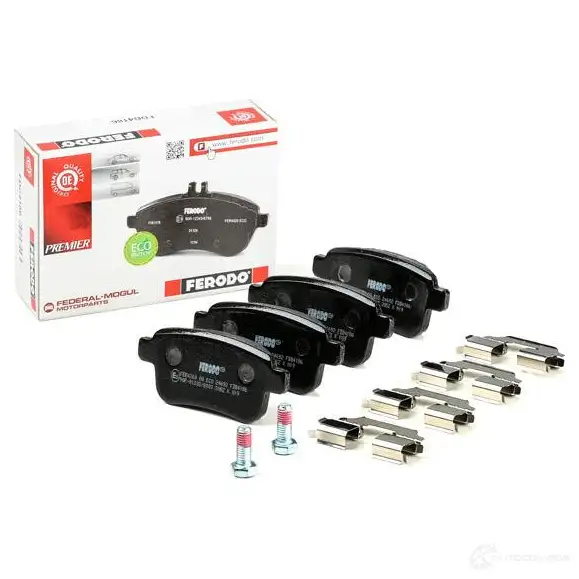 Тормозные колодки дисковые, комплект FERODO AIXRT 2 4692 716631 FDB4186 изображение 1