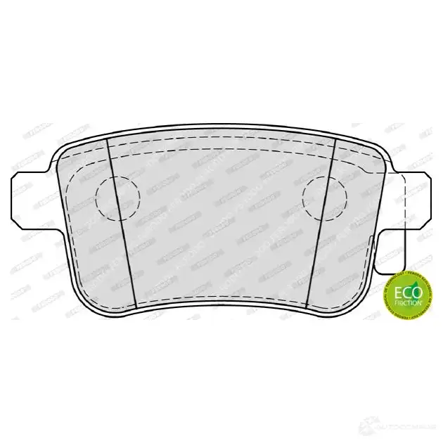 Тормозные колодки дисковые, комплект FERODO AIXRT 2 4692 716631 FDB4186 изображение 4