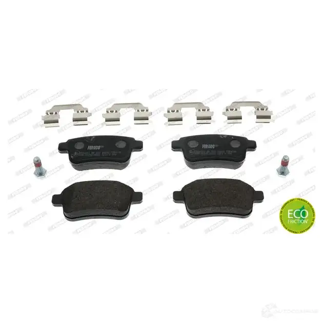 Тормозные колодки дисковые, комплект FERODO AIXRT 2 4692 716631 FDB4186 изображение 5