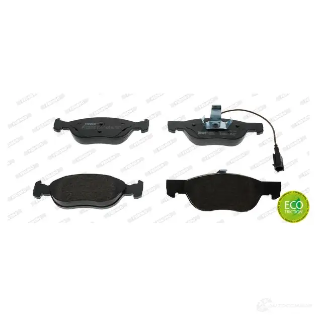 Тормозные колодки дисковые, комплект FERODO FDB1056 2192 7 21928 715886 - Изображение 1