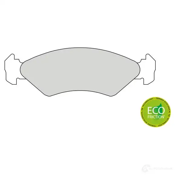 Тормозные колодки дисковые, комплект FERODO 21203 FDB589 716931 212 02