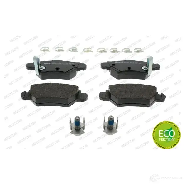 Тормозные колодки дисковые, комплект FERODO FDB1294 715966 2305 2 23053 - Изображение 1