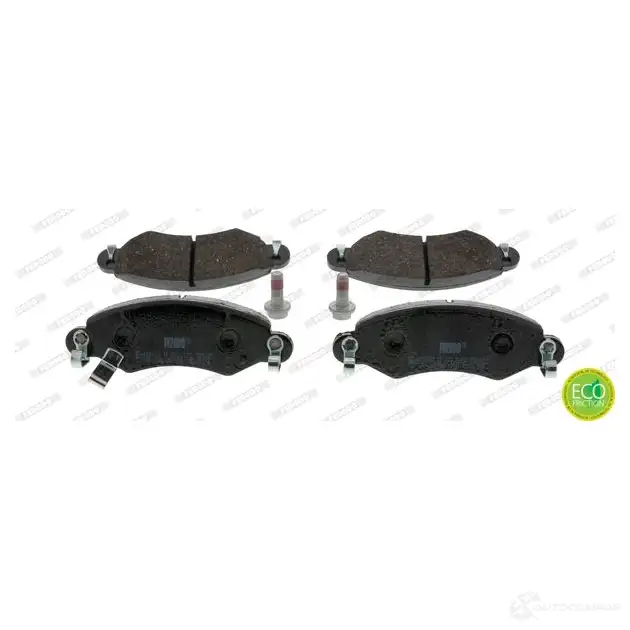 Тормозные колодки дисковые, комплект FERODO 23254 FDB1423 716044 2 3253 - Изображение 1