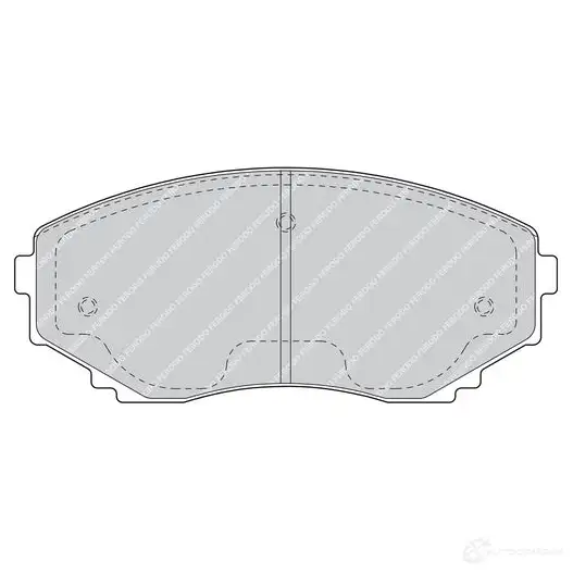 Тормозные колодки дисковые, комплект FERODO A17VCL FDB1445 23 515 716061 изображение 0