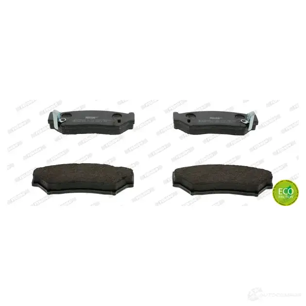 Тормозные колодки дисковые, комплект FERODO 21908 2 1907 FDB1020 715862 изображение 0