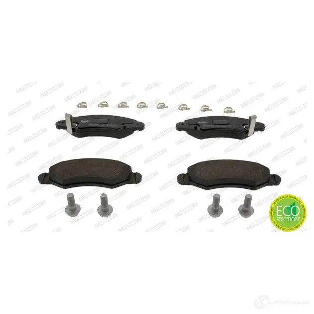 Тормозные колодки дисковые, комплект FERODO 716329 FDB1811 236 05 2FMTDN - Изображение 1
