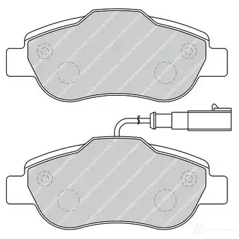 Тормозные колодки дисковые, комплект FERODO FDB1945 057UXB 2 4072 716403 изображение 1