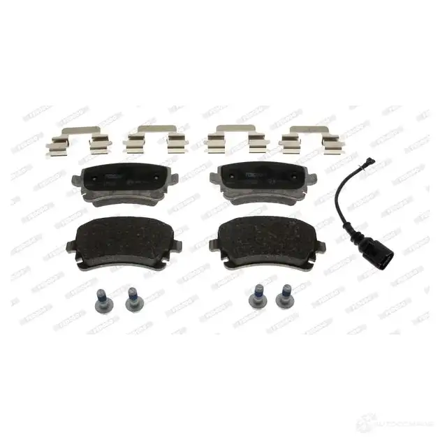 Тормозные колодки дисковые, комплект FERODO 721658 MZVZ8B3 23 326 FVR1644 изображение 6