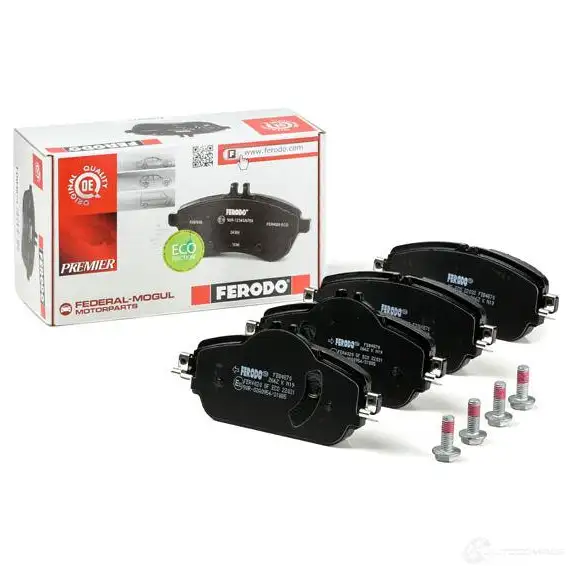 Тормозные колодки дисковые, комплект FERODO 2 2031 22032 1210109441 FDB4870 изображение 1