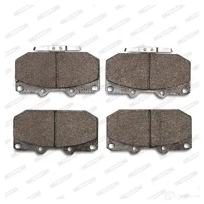 Тормозные колодки дисковые, комплект FERODO 717167 FDB986 21308 213 07 изображение 6