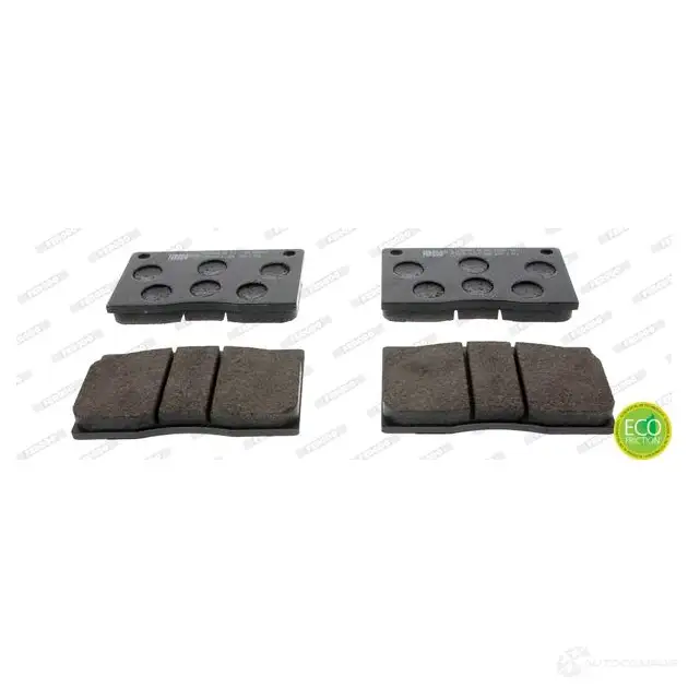 Тормозные колодки дисковые, комплект FERODO 717058 FDB817 8YHP0I 20 380 изображение 0