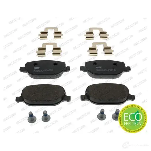 Тормозные колодки дисковые, комплект FERODO 716319 FDB1796 NRWCF 237 60 - Изображение 1
