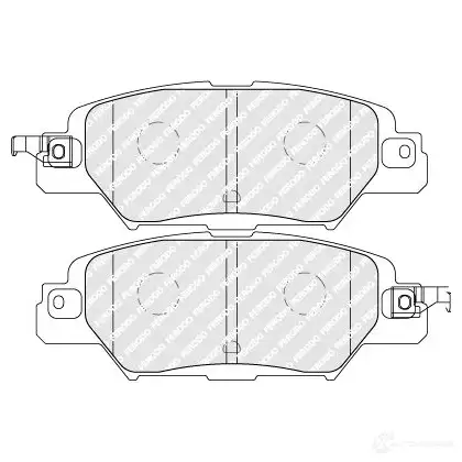 Тормозные колодки дисковые, комплект FERODO 1437135569 FDB5116 C7 BBNI изображение 0