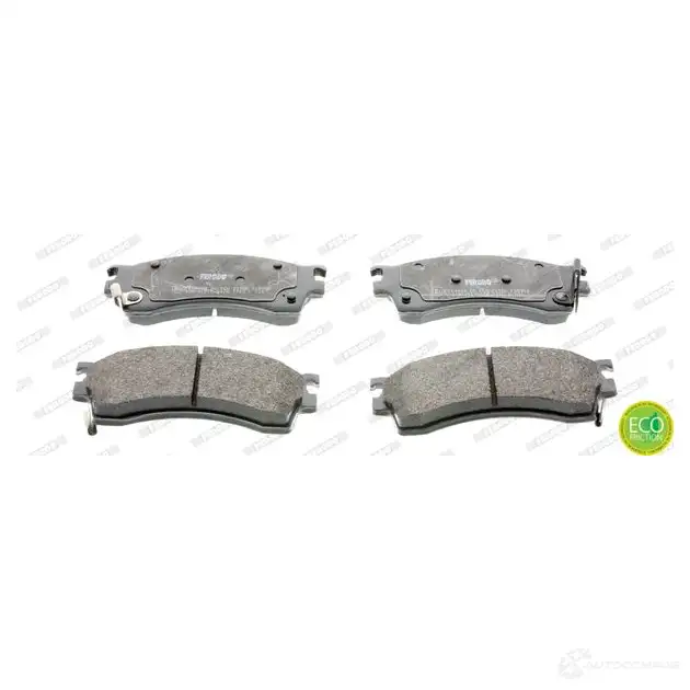 Тормозные колодки дисковые, комплект FERODO 717143 21 754 21755 FDB950 - Изображение 1