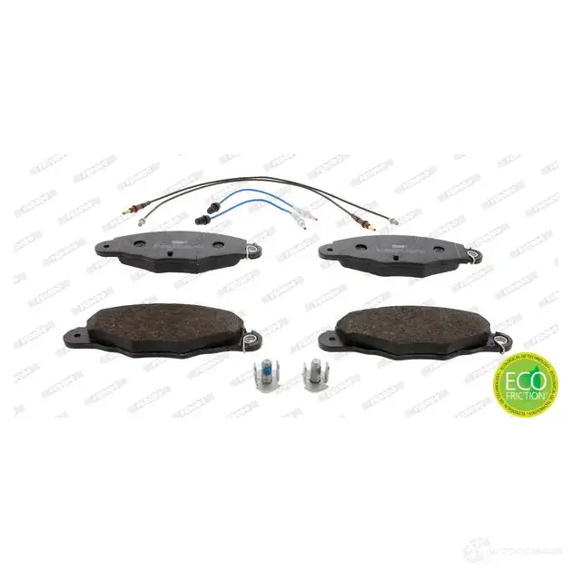 Тормозные колодки дисковые, комплект FERODO 715921 FDB1114 23137 2 3135 - Изображение 1
