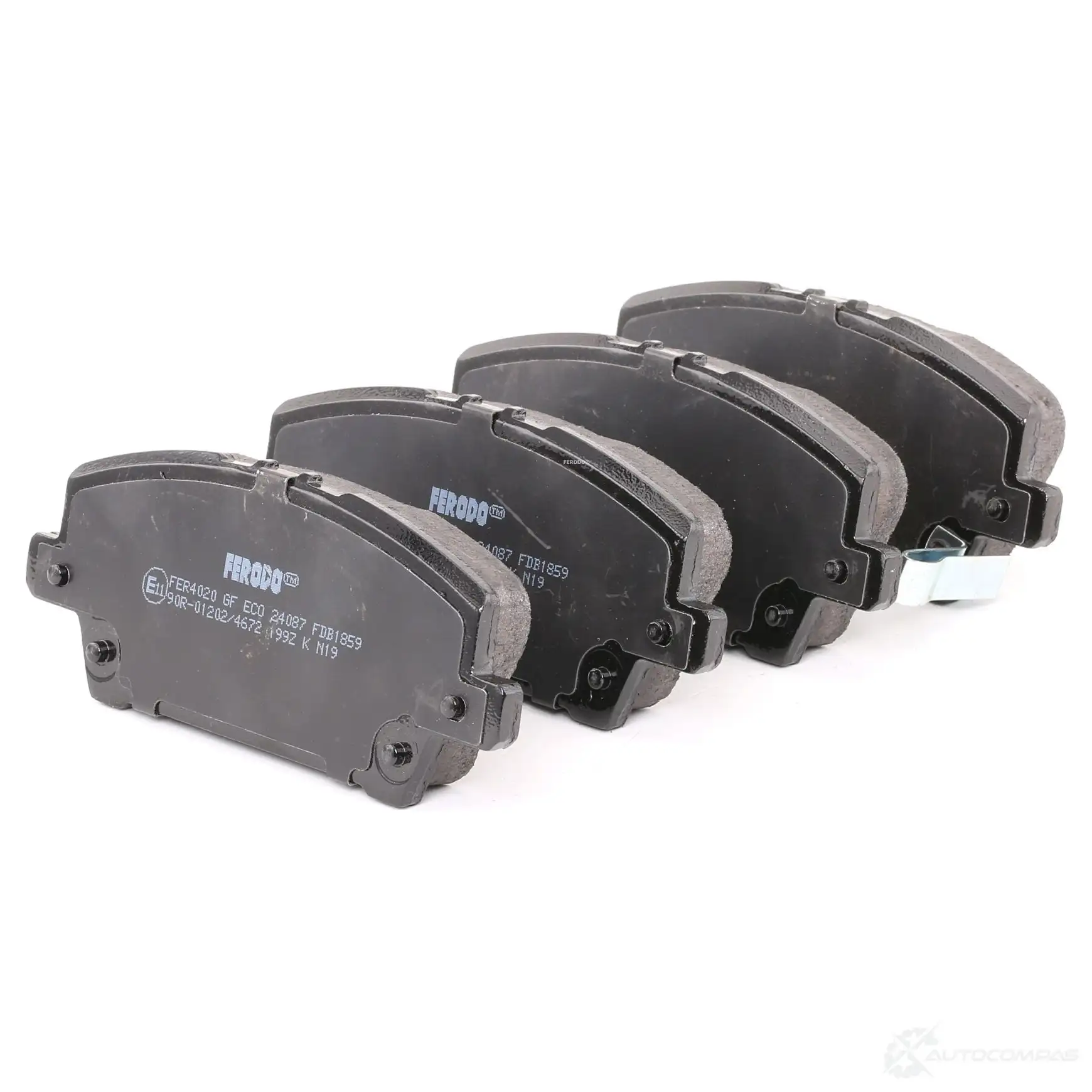 Тормозные колодки дисковые, комплект FERODO DOQ0UNB 716348 240 87 FDB1859 - Изображение 1