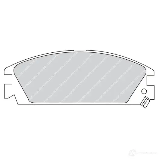 Тормозные колодки дисковые, комплект FERODO 2009 9 20104 FDB454 716814