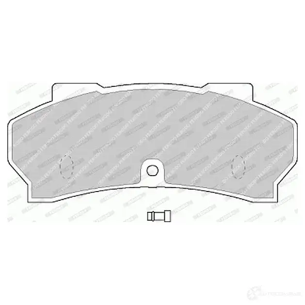 Тормозные колодки дисковые, комплект FERODO 721688 FVR302 FDB302 2036 6 - Изображение 1