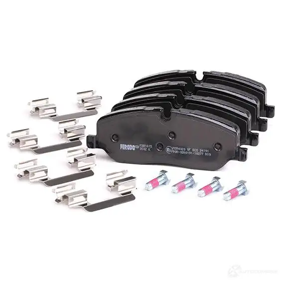 Тормозные колодки дисковые, комплект FERODO FJ5OA FDB1615 24 191 716192 изображение 2