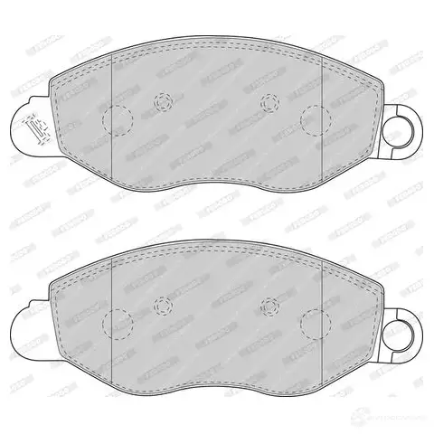 Тормозные колодки дисковые, комплект FERODO 5016687219173 FDB1461 KQ83 9 716075 - Изображение 1