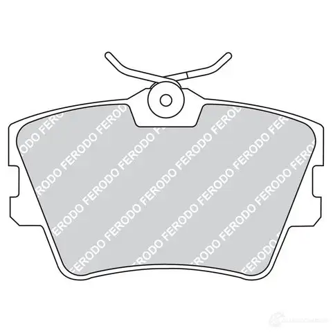 Тормозные колодки дисковые, комплект FERODO 715931 218 82 2BN9U9 FDB1132