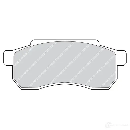 Тормозные колодки дисковые, комплект FERODO 21 005 5TIFXA FDB305 716505