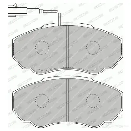 Тормозные колодки дисковые, комплект FERODO 239 17 721640 23918 FVR1478 - Изображение 1