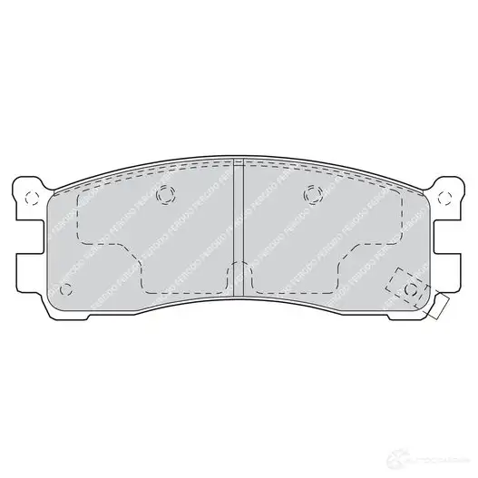 Тормозные колодки дисковые, комплект FERODO 2156 9 FDB1446 8DMNUB 716062
