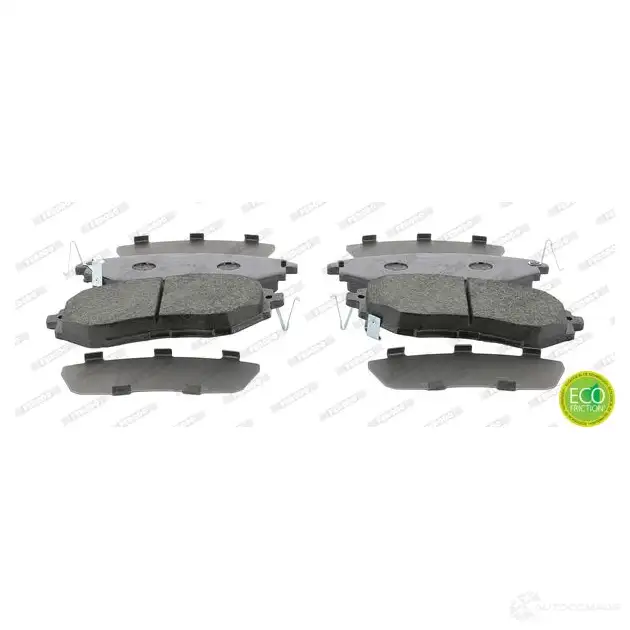 Тормозные колодки дисковые, комплект FERODO FDB1984 24223 716434 2 4222 - Изображение 1